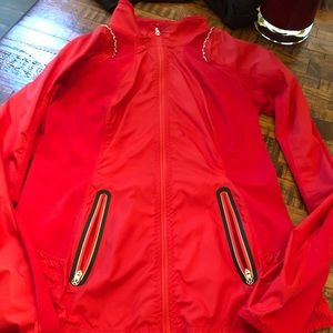 Lululemon. Size 4. Red wind breaker.